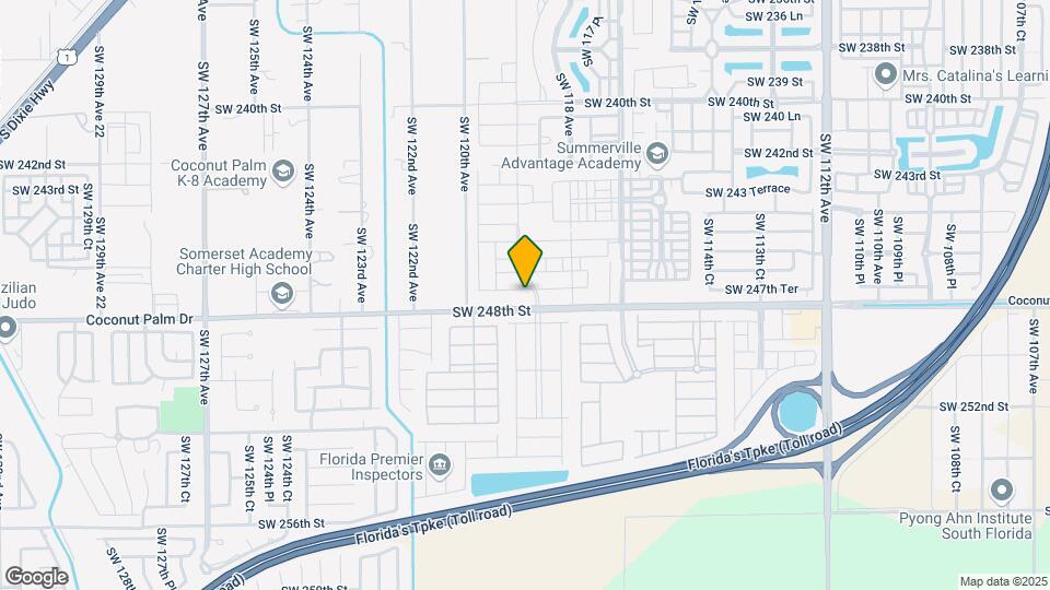 11904 SW 247th Ter Map and Location Details