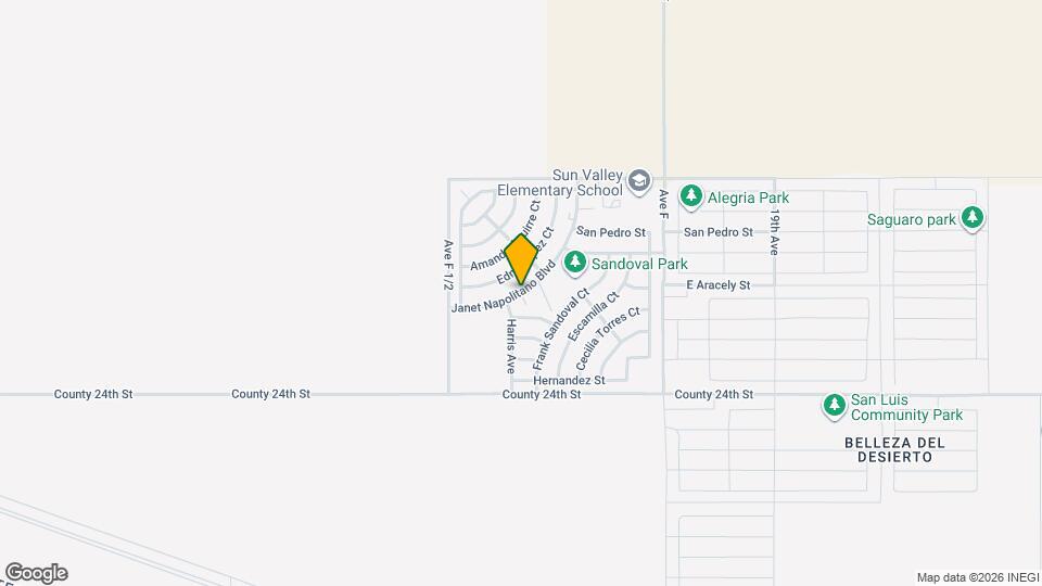 3399 N Janet Napolitano Ct Map and Location Details