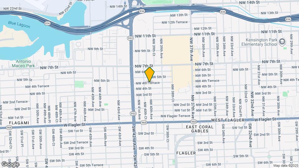 4000 NW 4th Terrace Map and Location Details