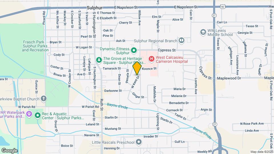1311 W Kent Dr Map and Location Details