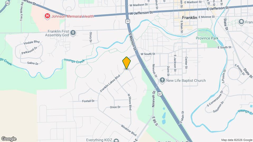 506 Lake Crossing Ln Mapa y Detalles de la Ubicación