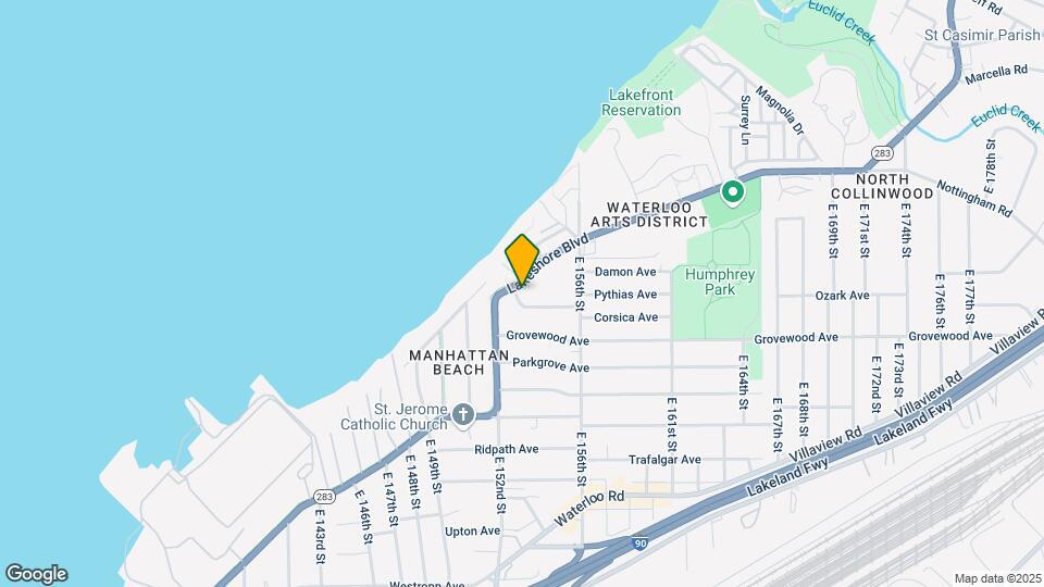 15432 Lake Shore Blvd Map and Location Details