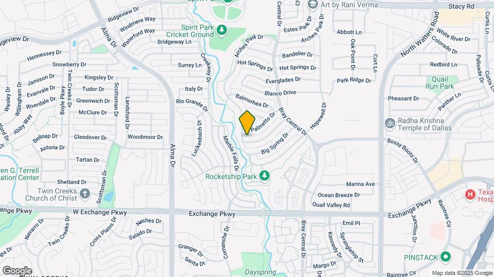 1060 Enchanted Rock Dr Map and Location Details