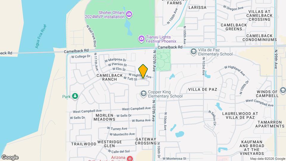 10733 W Taft St Map and Location Details