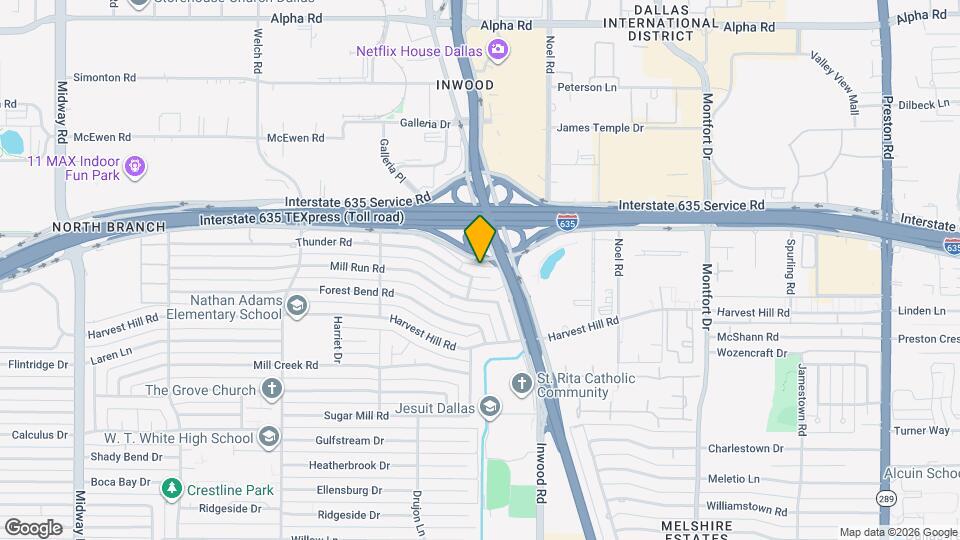 5015 Thunder Rd Map and Location Details