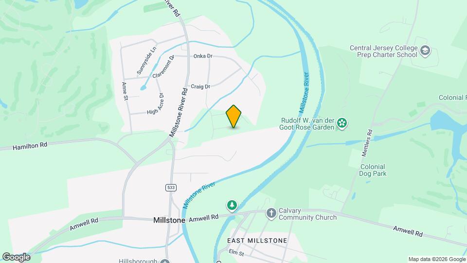 6 Cedar Hill Terrace Map and Location Details