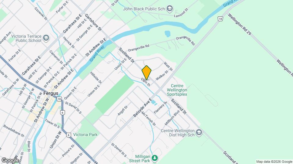 535 Elgin St Map and Location Details