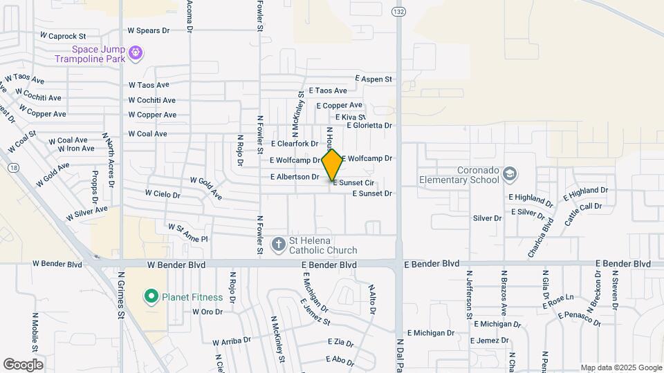 513-517 E Sunset Cir Map and Location Details