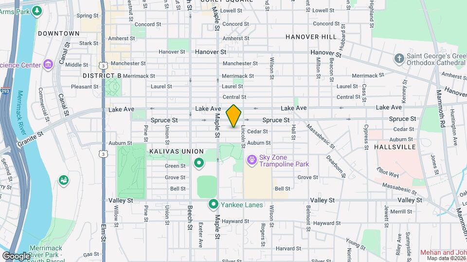 416 Cedar St Map and Location Details