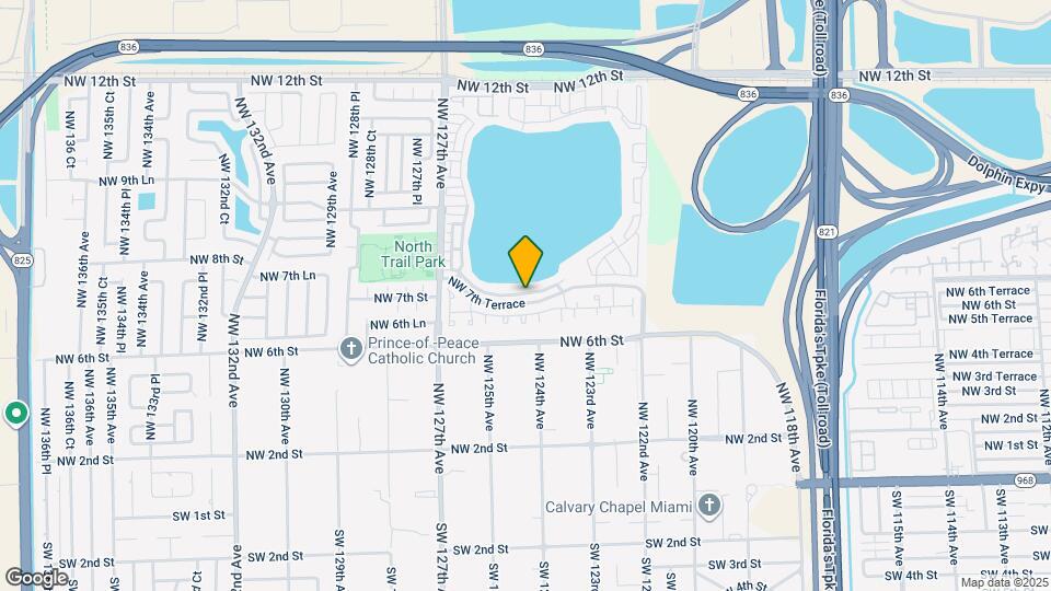 12406 NW 7th Ln Map and Location Details