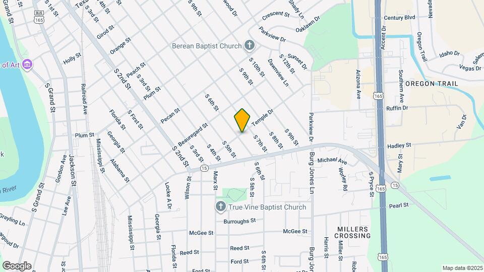 1701 S 6th St Map and Location Details
