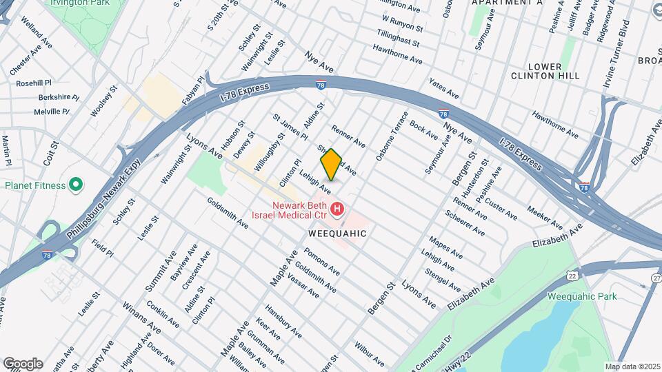 239 Lehigh Ave Map and Location Details