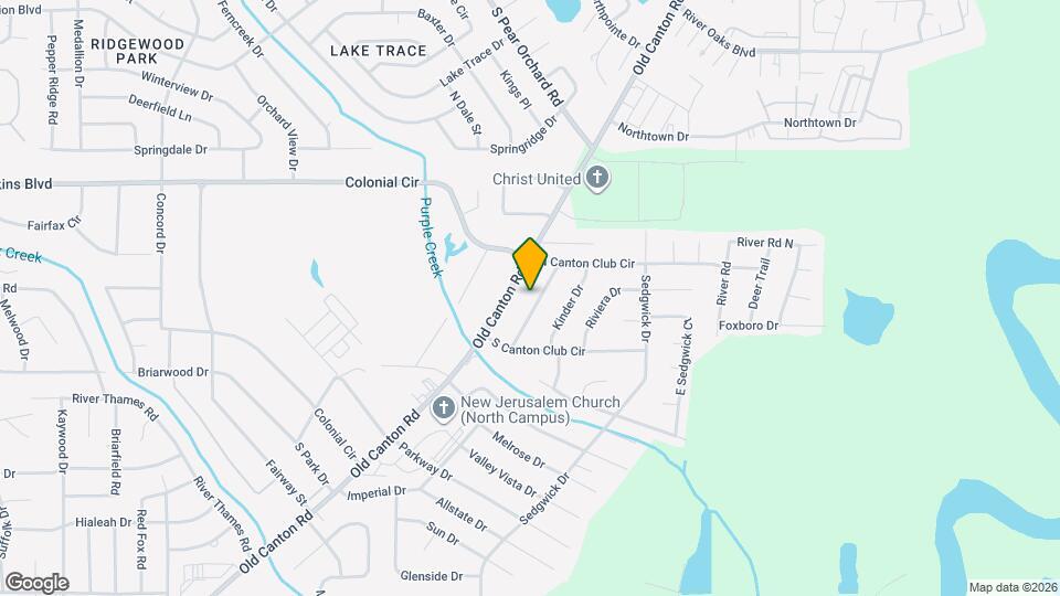 5855 Canton Park Dr Map and Location Details