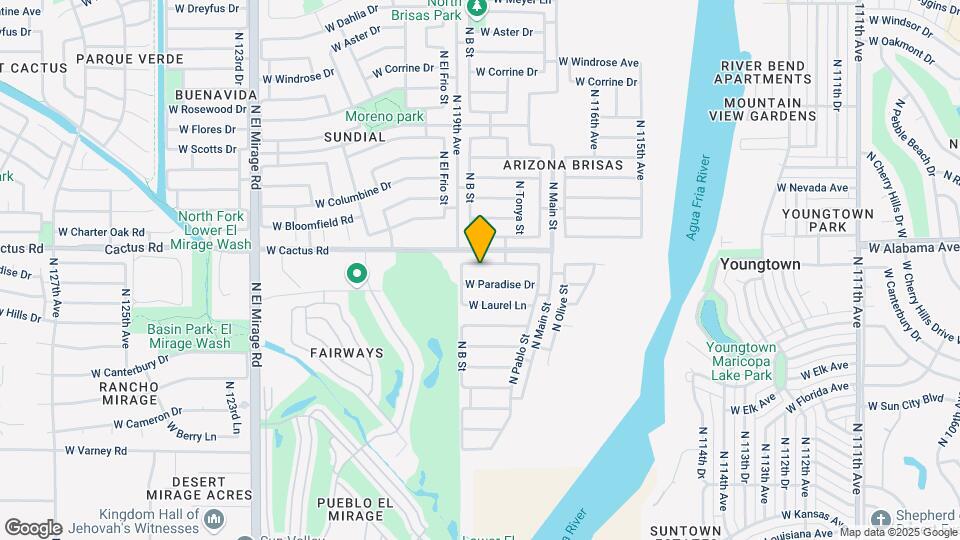 11829 W Shaw Butte Dr Map and Location Details