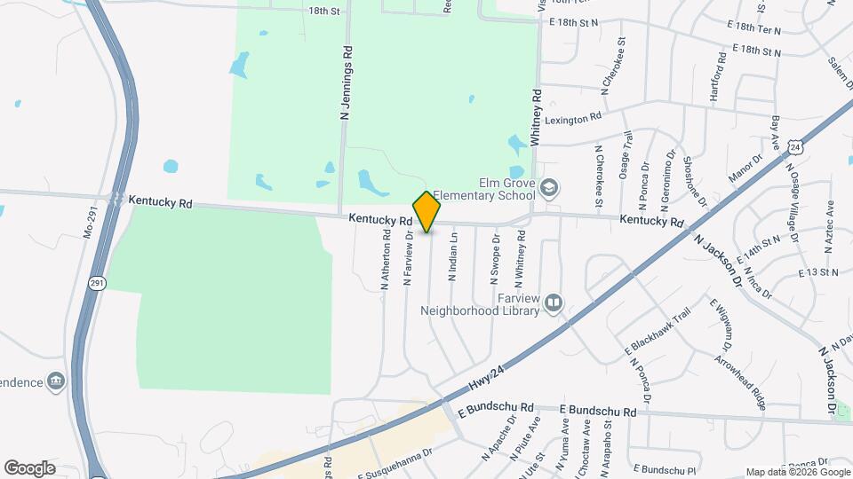 1308 N Redwood Dr Map and Location Details