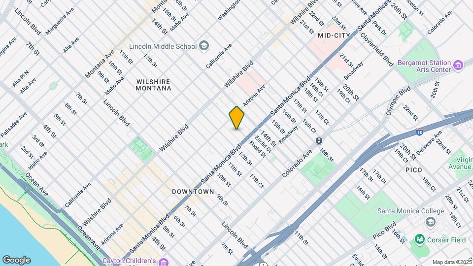 1334 Euclid St Mapa y Detalles de la Ubicación
