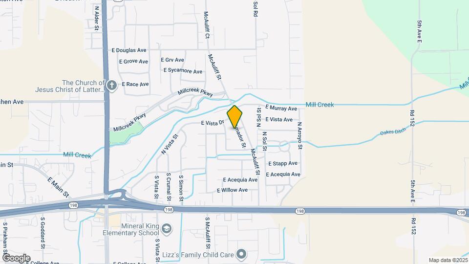 343 N Amador St Map and Location Details