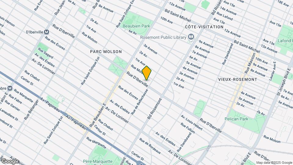 6225-6239 D'iberville St Map and Location Details