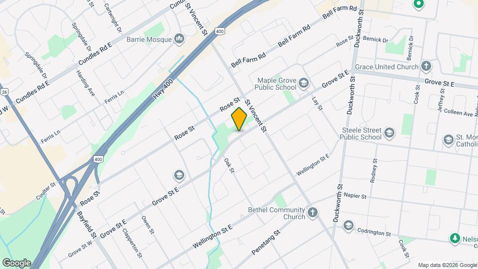 178-178 Grove St E Map and Location Details