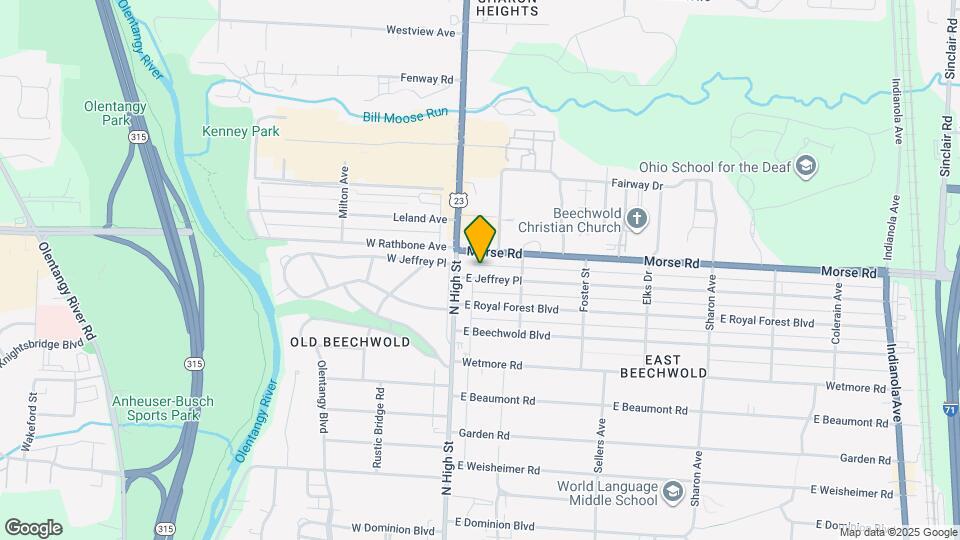 28 E Jeffrey Pl Map and Location Details