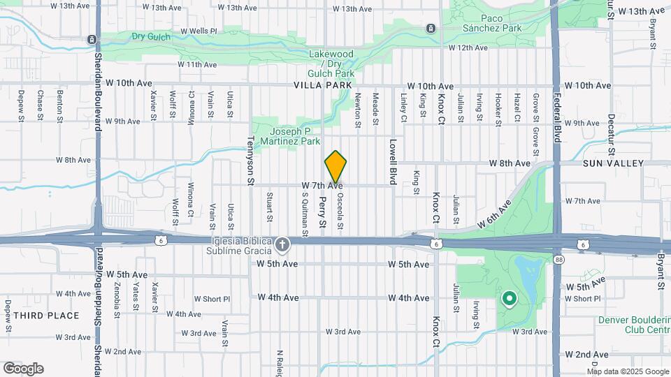 665 Osceola St Map and Location Details