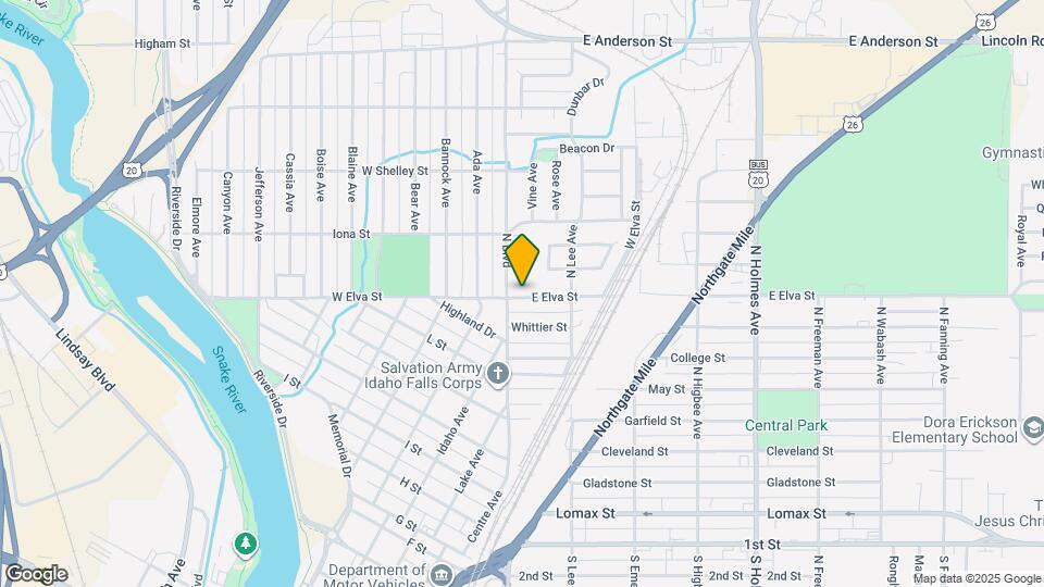 157 E Elva St Map and Location Details