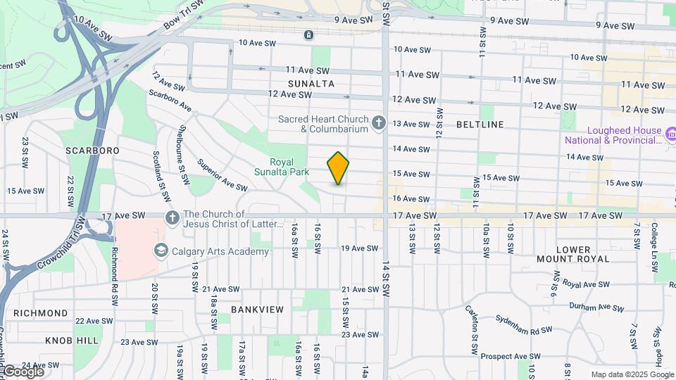 1608 16th Ave SW Map and Location Details