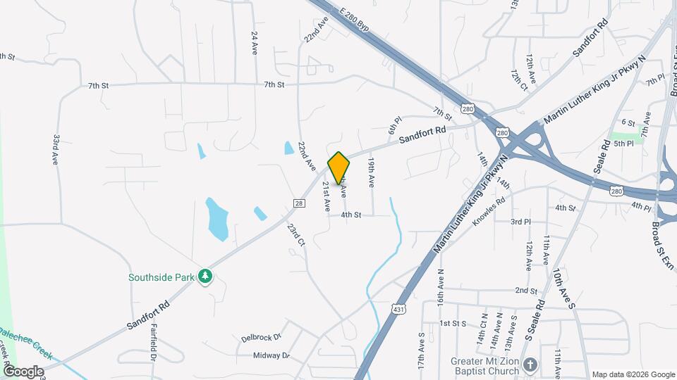 411 20th Ave Map and Location Details