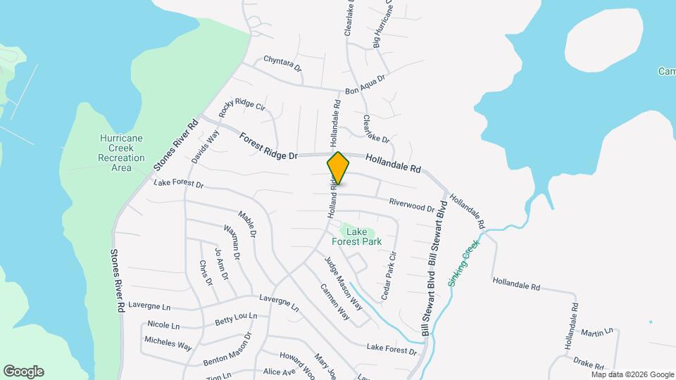 205 Holland Ridge Dr Map and Location Details