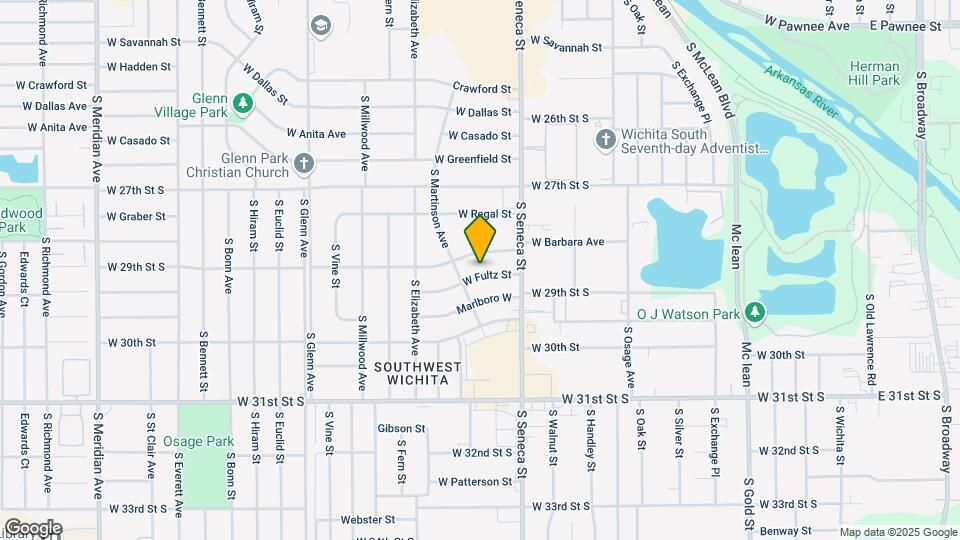1212 W Fultz St Map and Location Details
