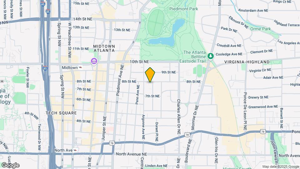 317 8th St NE Map and Location Details