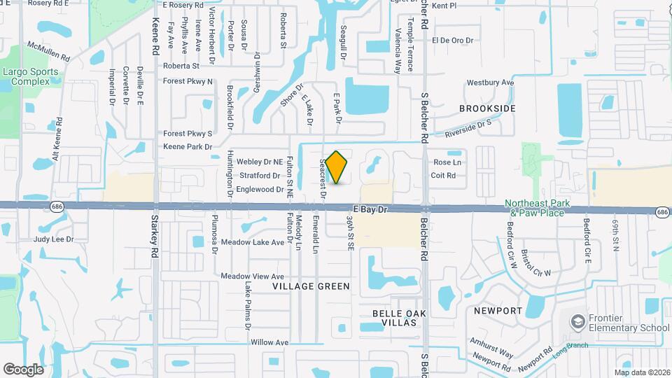 3413 Sherwood Dr, Unit Apt B Mapa y Detalles de la Ubicación