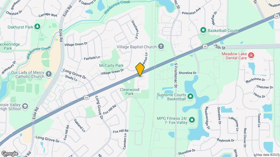 735 Clearwood Ct Map and Location Details