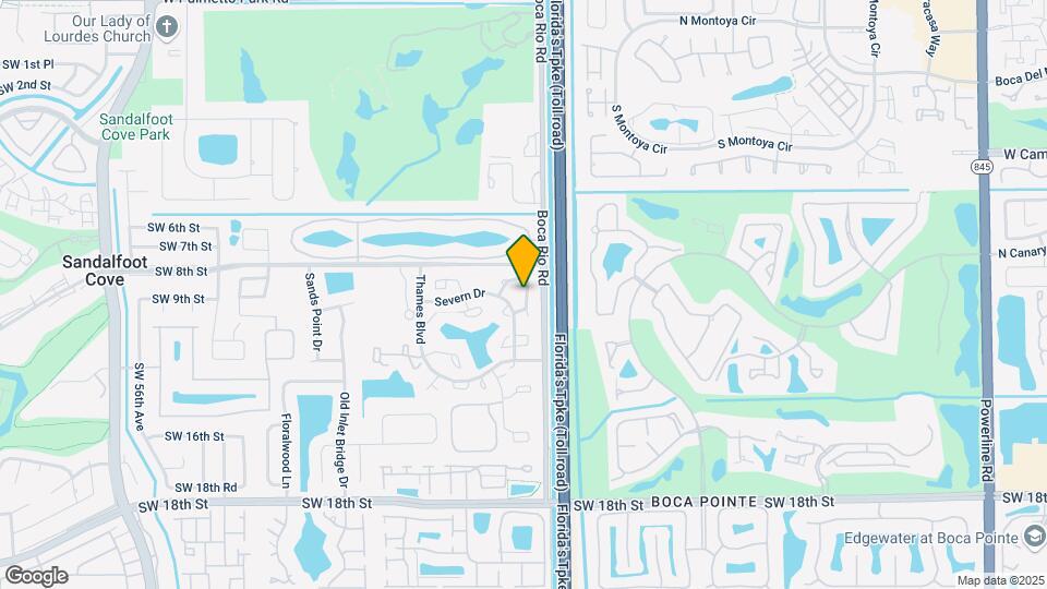 8195 Severn Dr, Unit D Mapa y Detalles de la Ubicación
