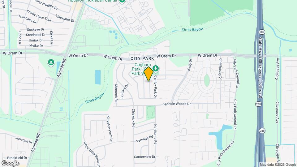 11826 Fortune Park Dr Map and Location Details