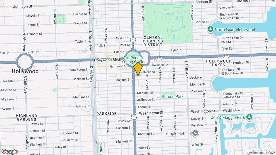 1739 Jackson St Map and Location Details