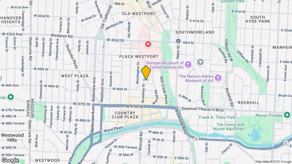 326-332 W 45th Ter Mapa y Detalles de la Ubicación
