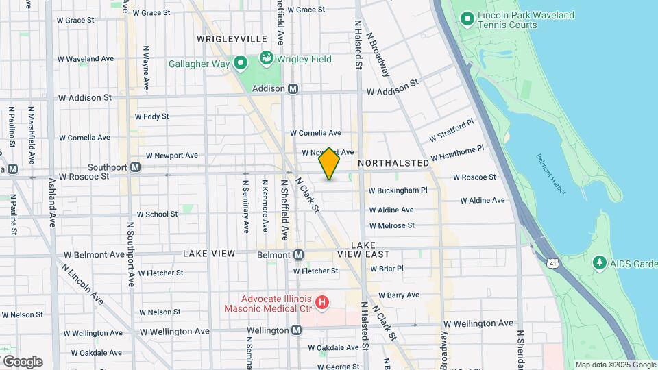 850 W Buckingham Pl, Unit 1s Mapa y Detalles de la Ubicación