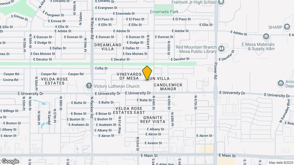 6337 Covina Rd Map and Location Details