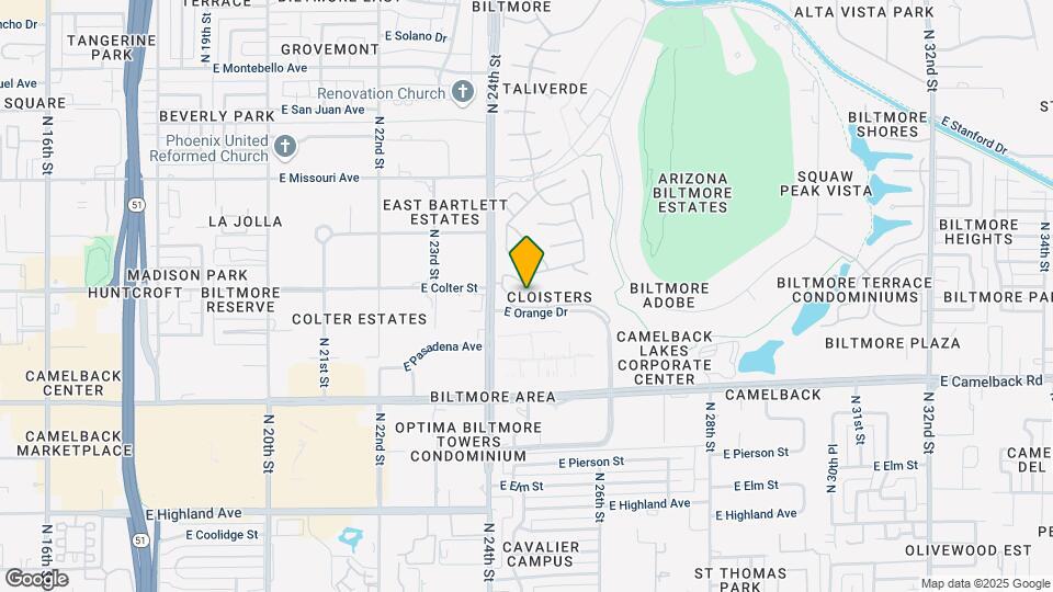 5207 N 24th St Map and Location Details