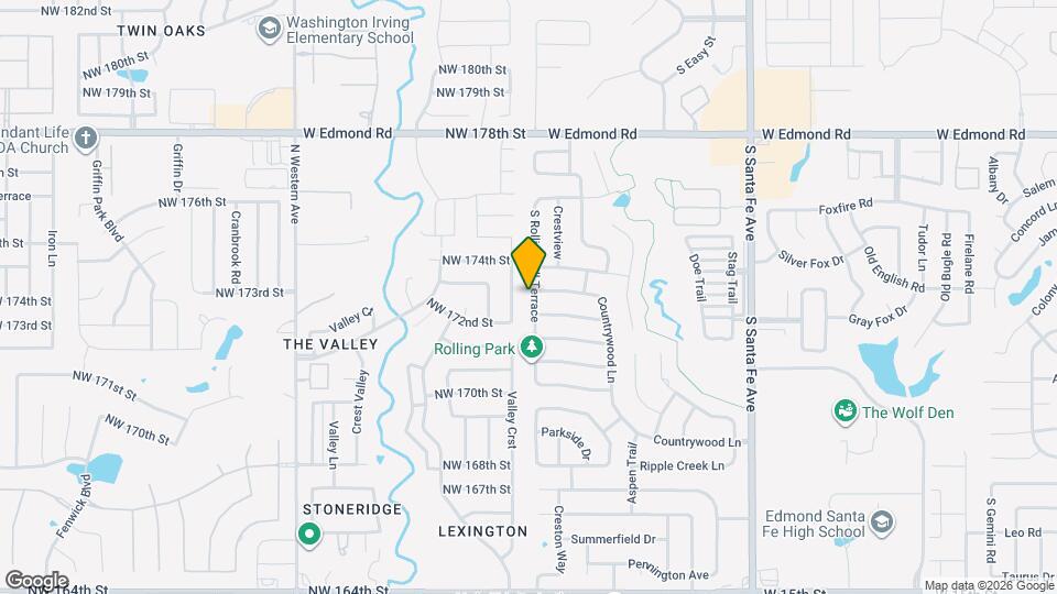 801 Rolling Hill Terrace Map and Location Details