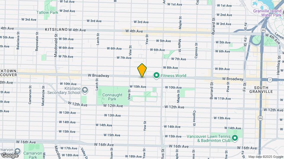 The Vine Map and Location Details