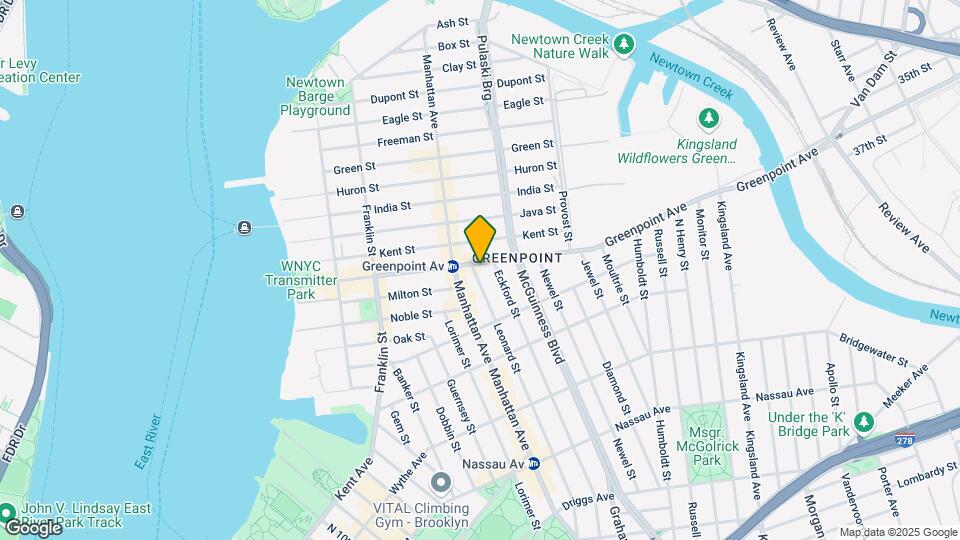 182 Greenpoint Ave Map and Location Details