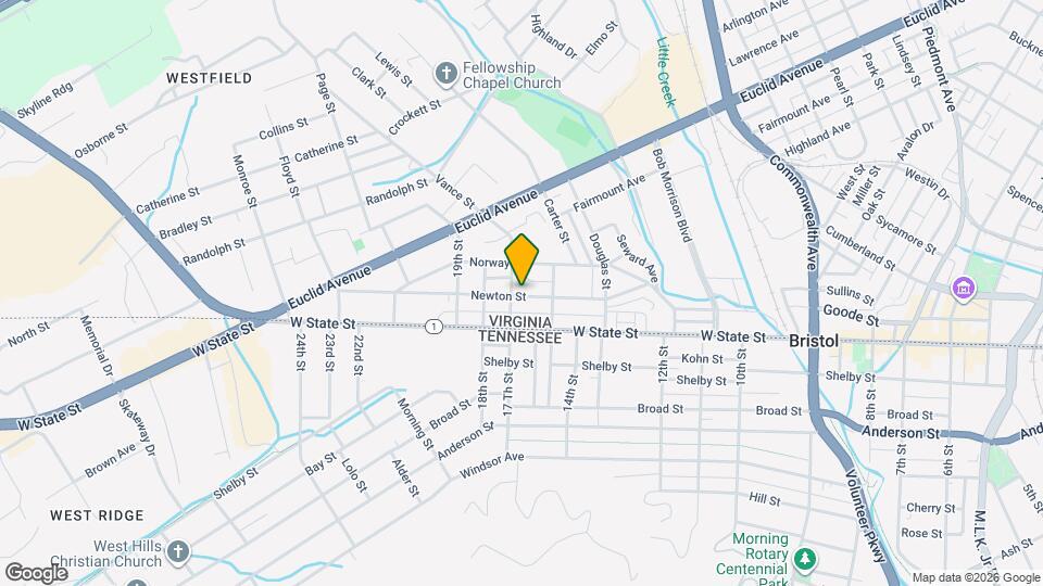 1613 Newton St Map and Location Details