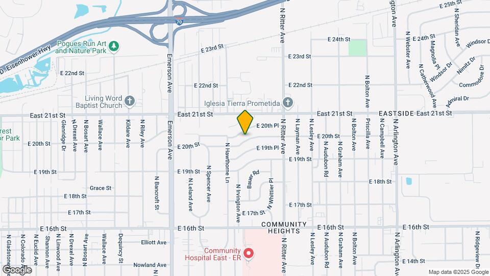 5330 E 20th St Map and Location Details