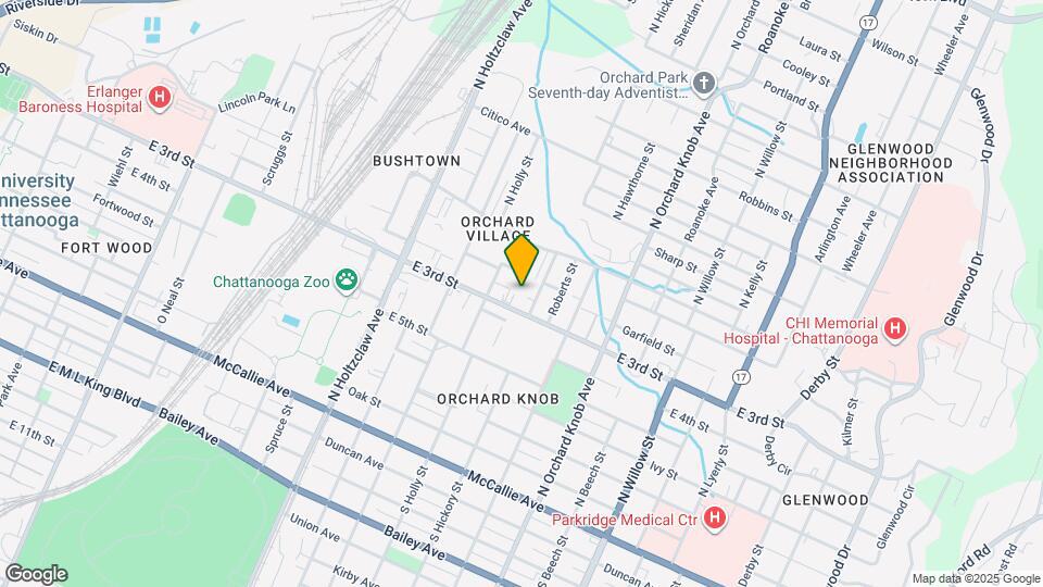 1620 Hickory Pl Map and Location Details