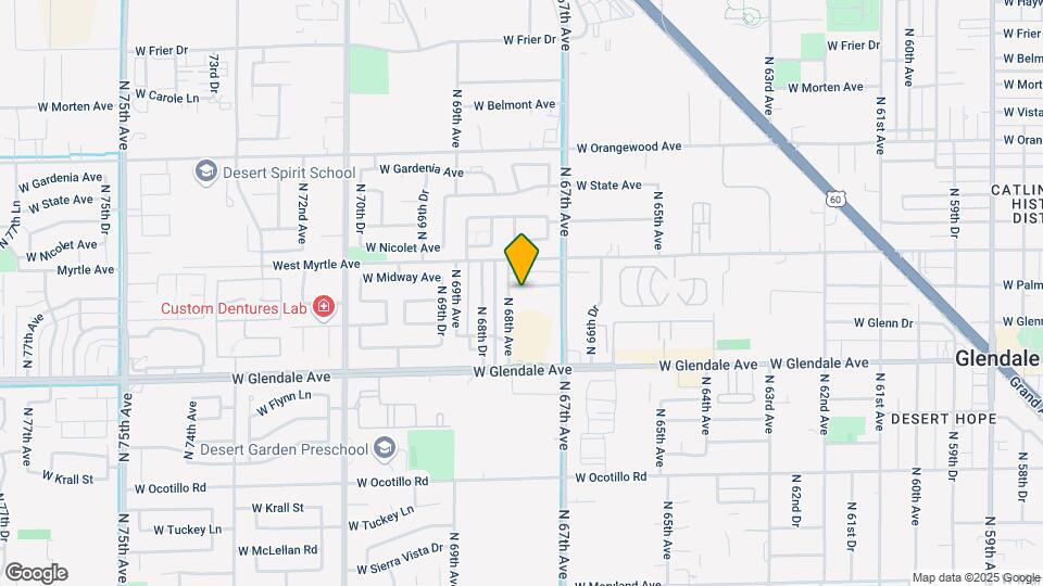 6737-6743 W Palmaire Ave Mapa y Detalles de la Ubicación