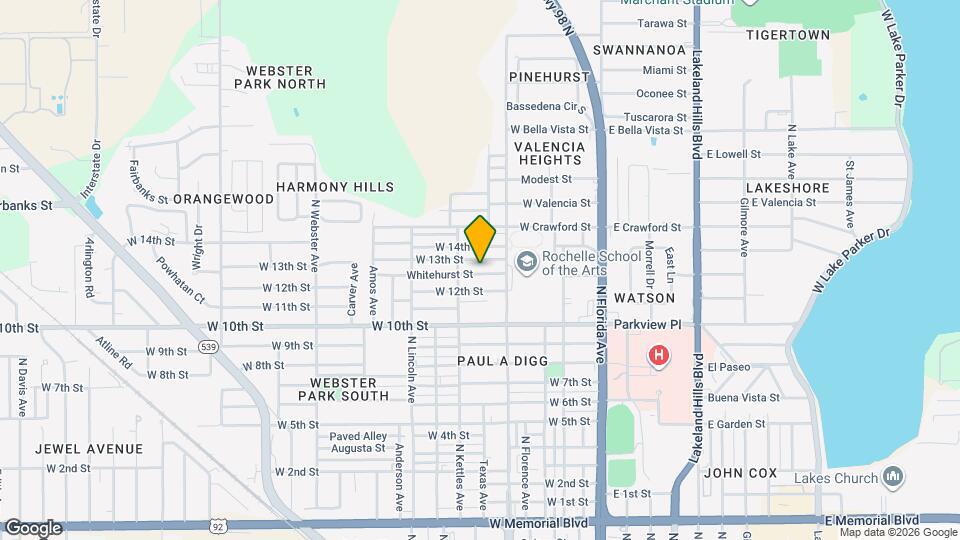 601 Whitehurst St Map and Location Details