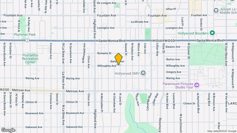 859 N June St Map and Location Details