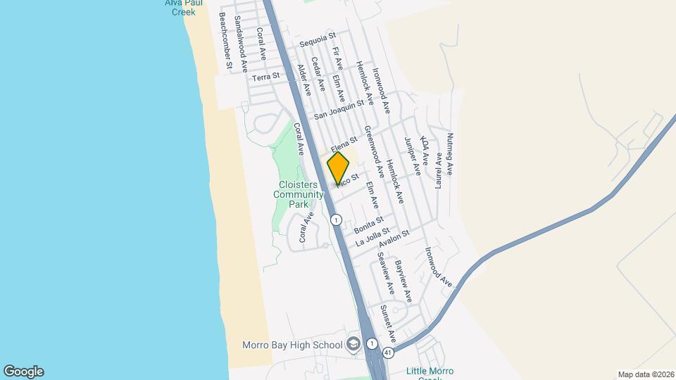 320 Pico St Map and Location Details